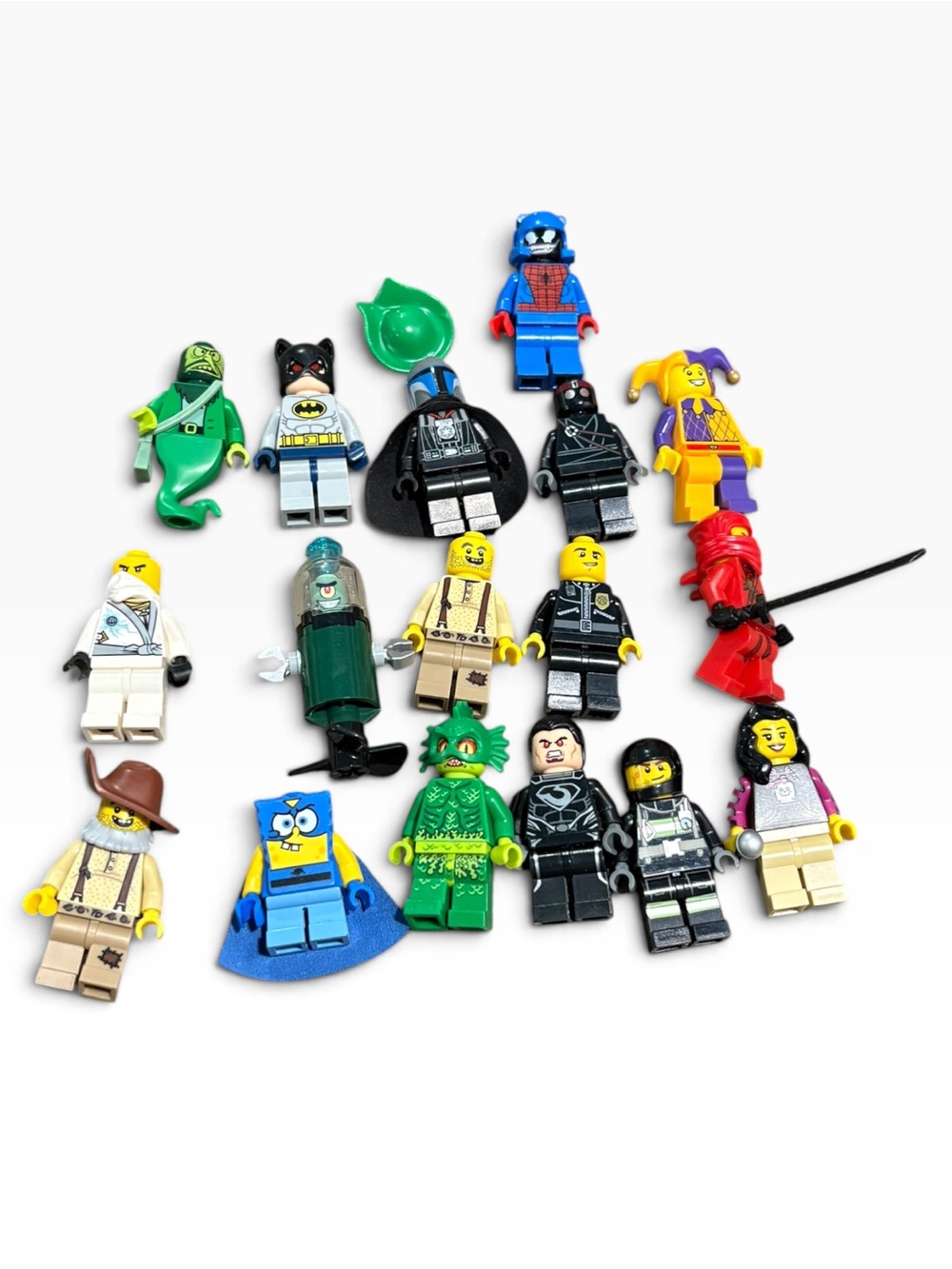Lego 17 Minifigures SpongeBob Batman & More